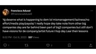 Fans react to BLACKPINK's contract renewal status. (Image via Twitter/@FranciscaAduse6)